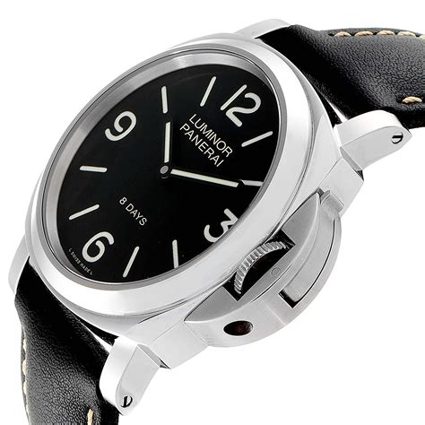 panerai luminor base acciaio red|panerai luminor base number.